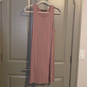 Bik bok mauve shirt dress